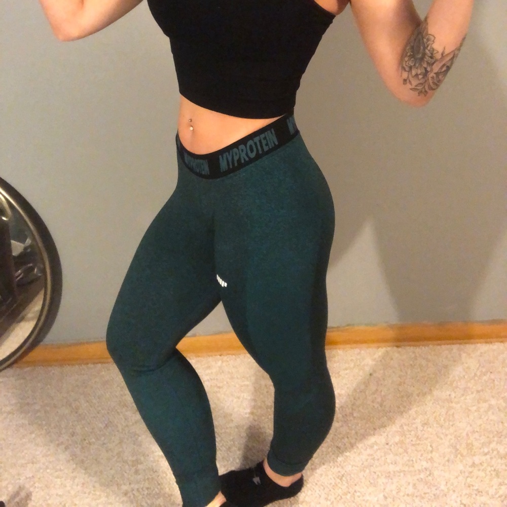 My Protein Green Leggings